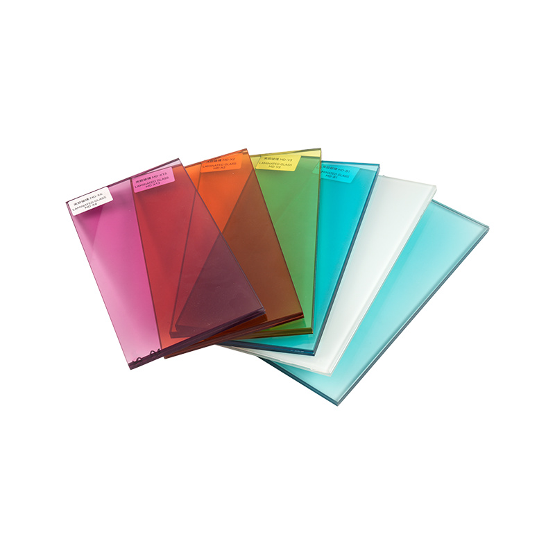 Cores de filme de EVA e PVB disponíveis vidro laminado colorido à prova de radiação