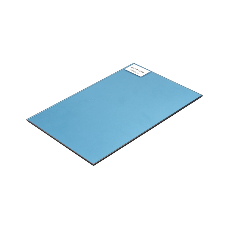 Azul marinho azul claro Azul anti-UV da sala de chuveiro vidro decorativo de vidro azul